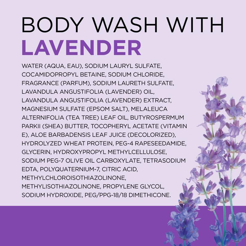 Dr Teal's Ultra Moisturizing Soothe & Sleep Body Wash with Lavender 24 oz. Pump Body Care