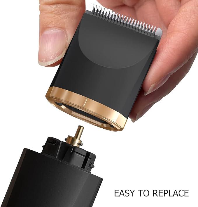 OLOV Electric Groin Hair Trimmer Replacement Blade Head, Complete Attachment Trimmer Head with Hygienic Replaceable Ceramic Blade