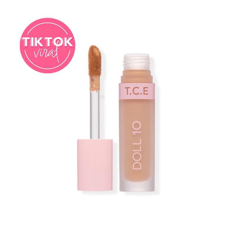 T.C.E Super Coverage Concealer With Peptides Makeup Aloe