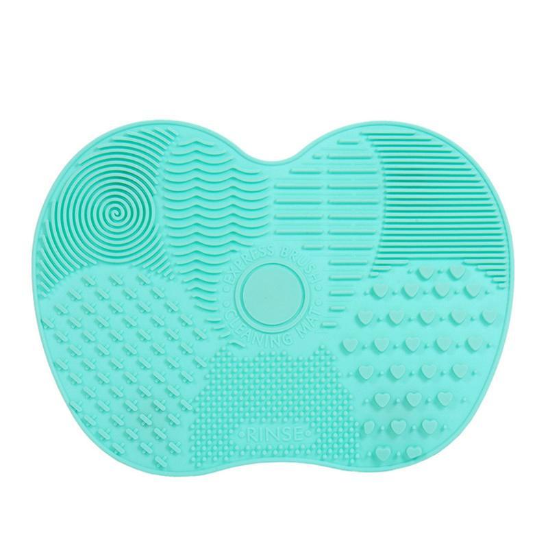 Comfort Silicone Makeup Brush Cleansing Mat, 1 3 Counts Cosmetic Brush Cleaning Pad with Suction Cup, Lightweight Makeup Brush Cleaning Pad, Makeup Cosmetic Tool for Women & Girls, Summer Gift, Christmas Gift