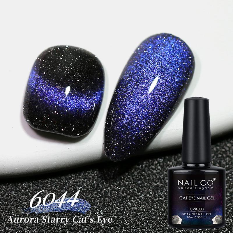 Glitter Cat Eye Nail Polish, DIY Long Lasting Shimmering Nail Art Tool, For Women & Girls