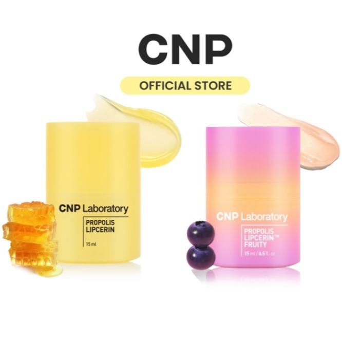 [CNP Official Shop] BEST Honey Lip Butter Duo Flavor (Honey & Fruity) - Propolis Lipcerin, Hydrating, Gentle Exfoliation, Deep Nourish, Revitalizing Dry Lips, Shea Butter (0.5 fl.oz   15ml*2)