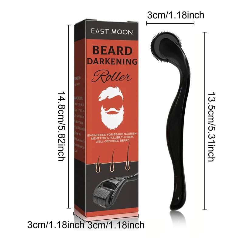 Professional Beard Roller, Hydrating & Nourishing Beard Care Rollers for Strengthening Beard, Personal Beard Care Products for Men