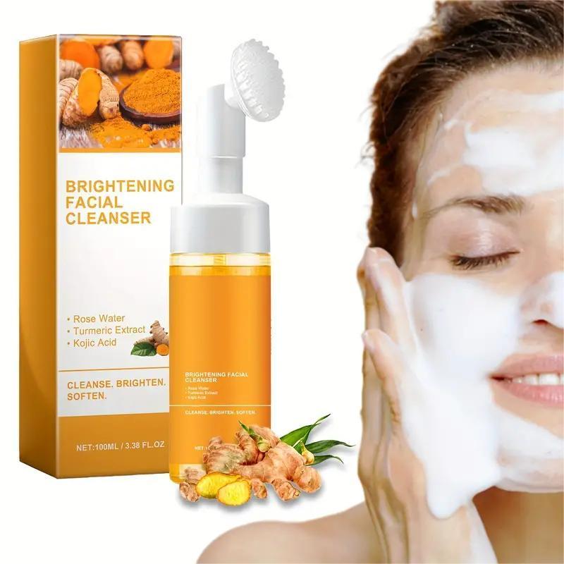 Turmeric Wash and Care two PieceSet, TurmericCleansing Mousse, Turmeric SoapFacial Cleansing Skincare FacialCleansing Cleanser Facial Wash