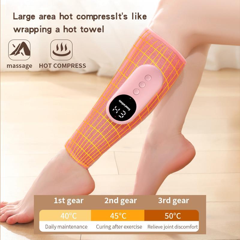 Portable Electric Leg Massager, Cordless Air Pressure Massager, Comfort Electric Massager, Rechargeable Calf Massager for Men & Women, Office Accessories