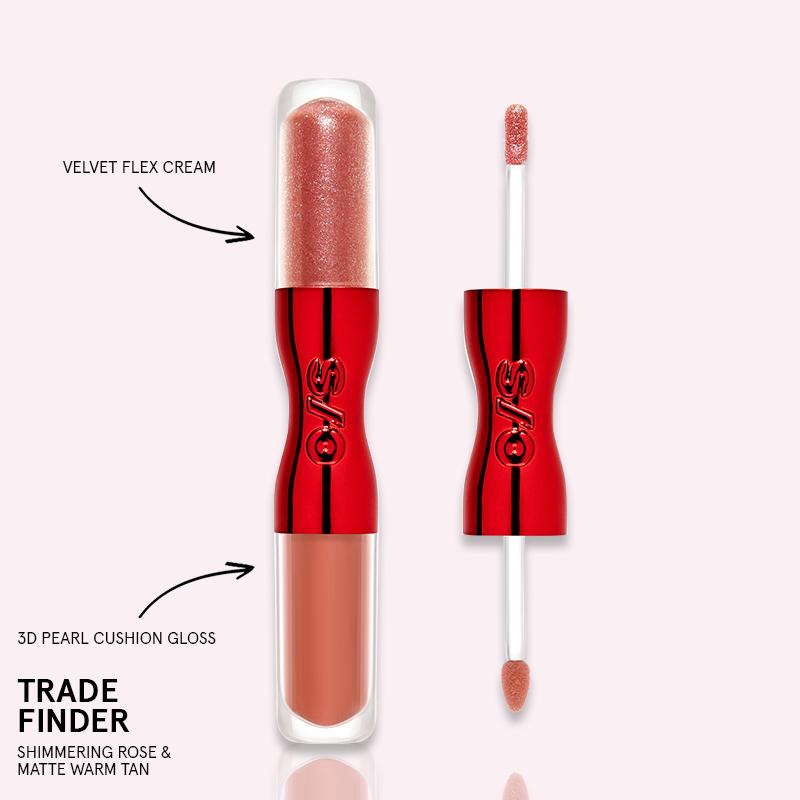 LIP SNATCHER Velvet Flex Cream & Cushion Gloss Lip Duo