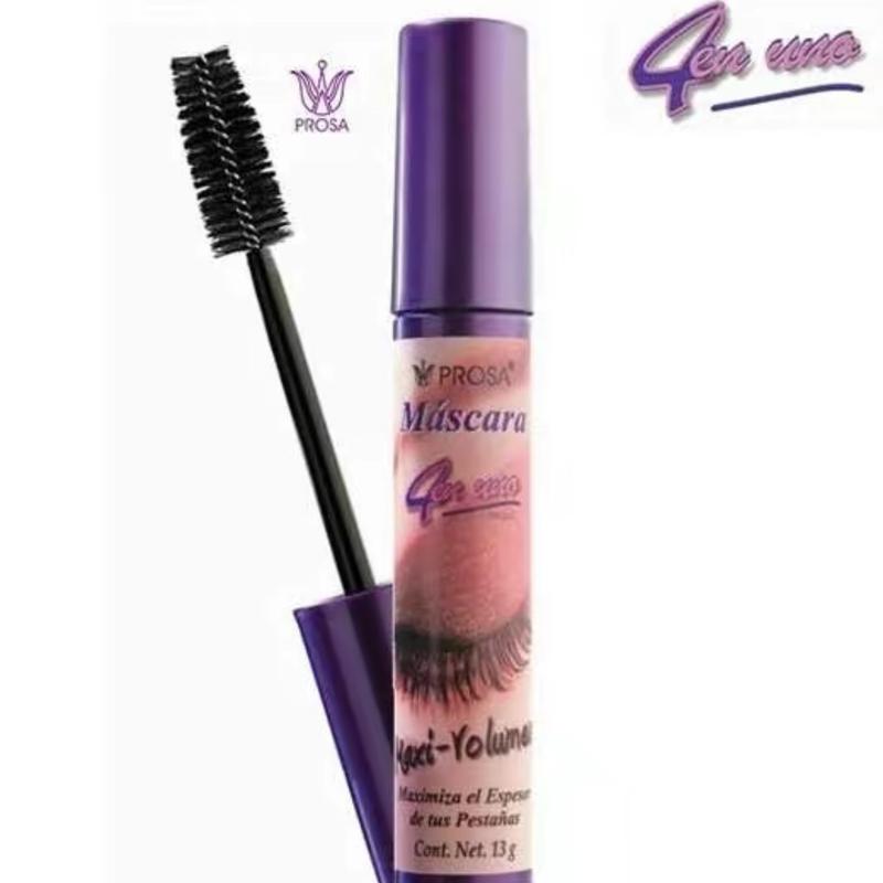 PROSA Maxi-Volume Black 4 in 1 Eyelash Mascara Makeup Aloe