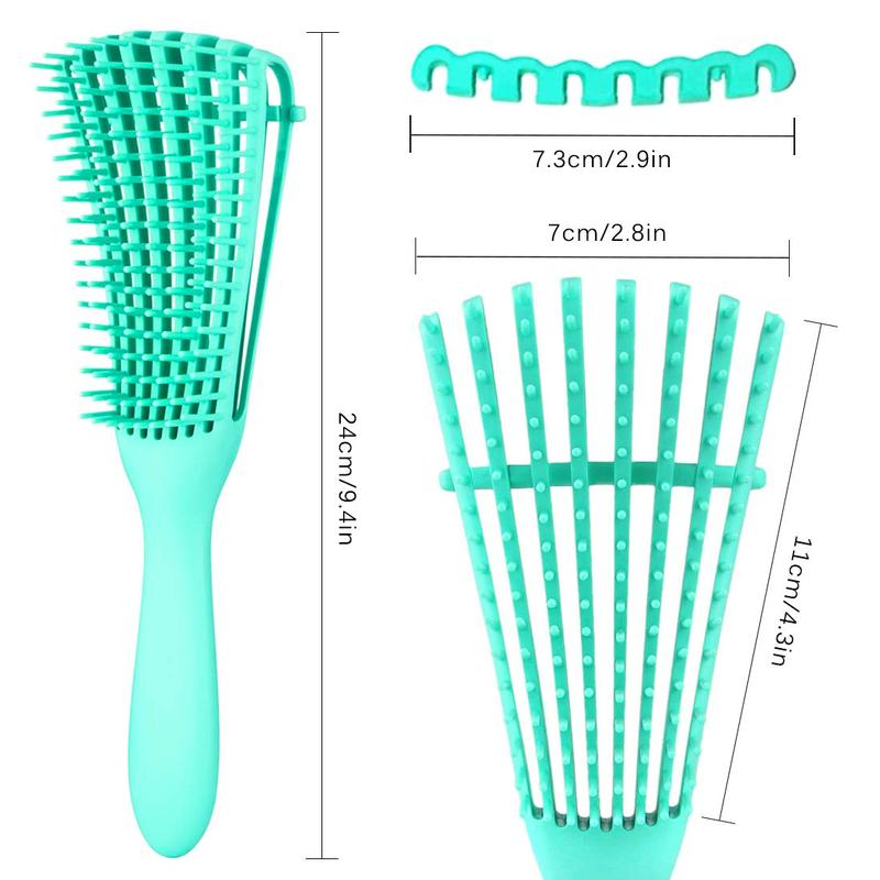 3 Pack Detangler Brush for  , Afro    Textured 3a to 4c Kinky Wavy Curly Coily Wet Dry Oil Thick Long ,  Your Scalp for Beautiful