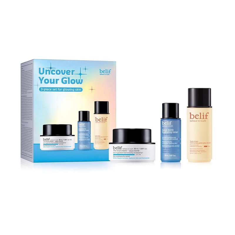 Uncover Your Glow Set - Hydrates, Nourishes, and Refines Complexion - Radiant, Skincare