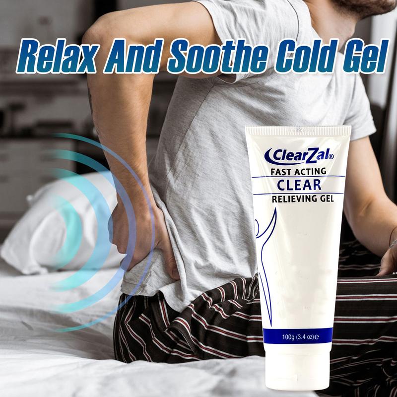 [Star]Clearzal Soothing Cooling Gel 100g, Relieving Body Gel, Cooling with Menthol and Frankincense, Helps Relieve Muscle Tension , Relax your waist, legs, knees, shoulders and neck to relieve fatigue, Sports Soothing Cooling Gel Body Care Lotions