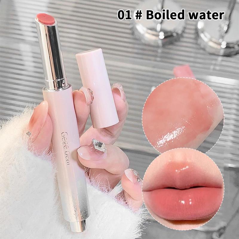 Long-lasting Moisturizing Lip Gloss, Glossy Lip Glaze Stick, Tinted Moisturizing Lip Gloss, Plumping Lip Oil Lip Stick for Girls & Women