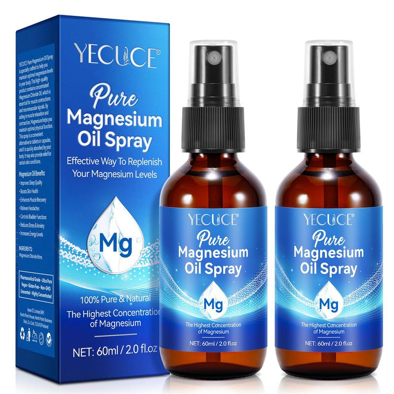 Magnesium Oil Spray, Moisturizing Body Massage Oil, Hydrating Body Care Oil for Women & Men, Skin Care Product for Daily Use