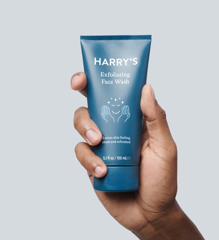 Harry's Exfoliating Face Wash - Gentle Formula with Eucalyptus, Peppermint, and Natural Exfoliants - 150g - Cleansing, Facial Skincare Aloe