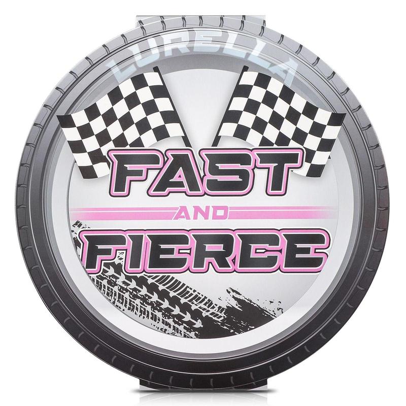 Lurella Cosmetic's Fast and Fierce racing inspired 15 color eyeshadow palette