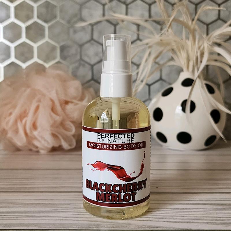 Body Oil Blackcherry Merlot  - Nourishing Moisturizer for Ultimate Comfort and Body Care