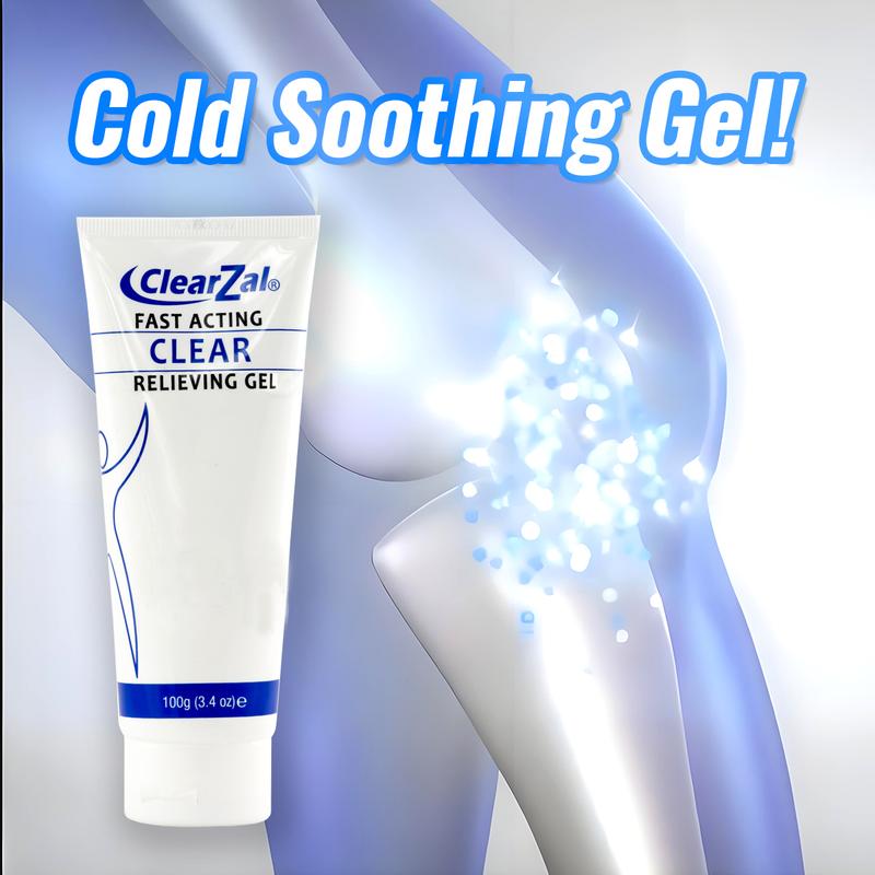 [Star]Clearzal Soothing Cooling Gel 100g, Relieving Body Gel, Cooling with Menthol and Frankincense, Helps Relieve Muscle Tension , Relax your waist, legs, knees, shoulders and neck to relieve fatigue, Sports Soothing Cooling Gel Body Care Lotions