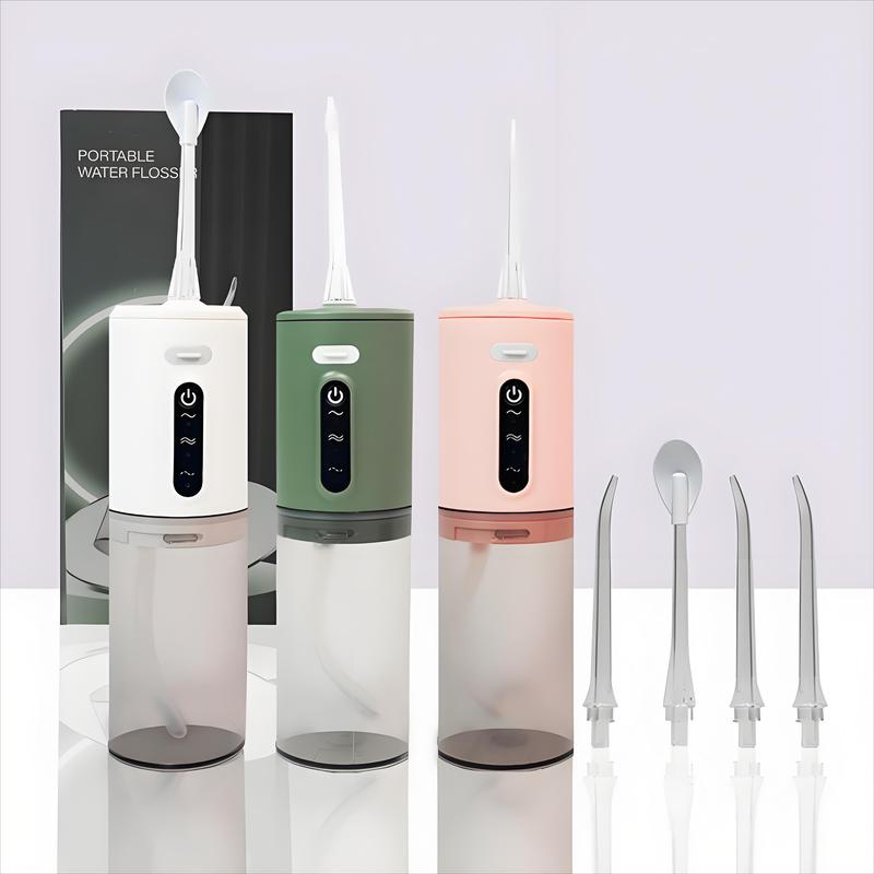 Water Dental Flosser Teeth Pick Inelligent Memory Oral lrrigator Portable Rechargeable IPX6 Waterproof Elenctric Dental Flossers for Home＆Travel,Christmas gifts，Thanksgiving,