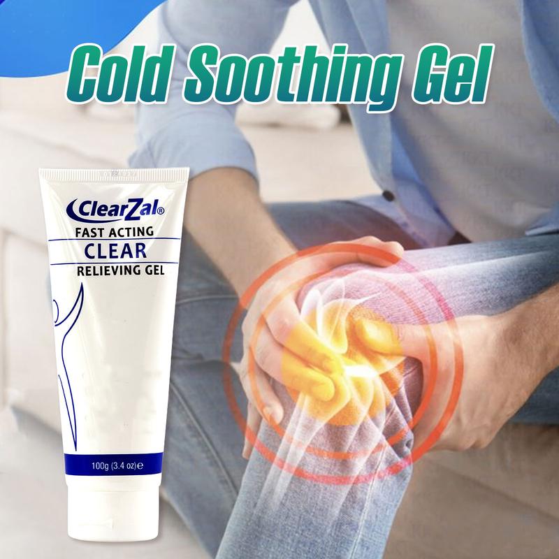 [Star]Clearzal Soothing Cooling Gel 100g, Relieving Body Gel, Cooling with Menthol and Frankincense, Helps Relieve Muscle Tension , Relax your waist, legs, knees, shoulders and neck to relieve fatigue, Sports Soothing Cooling Gel Body Care Lotions