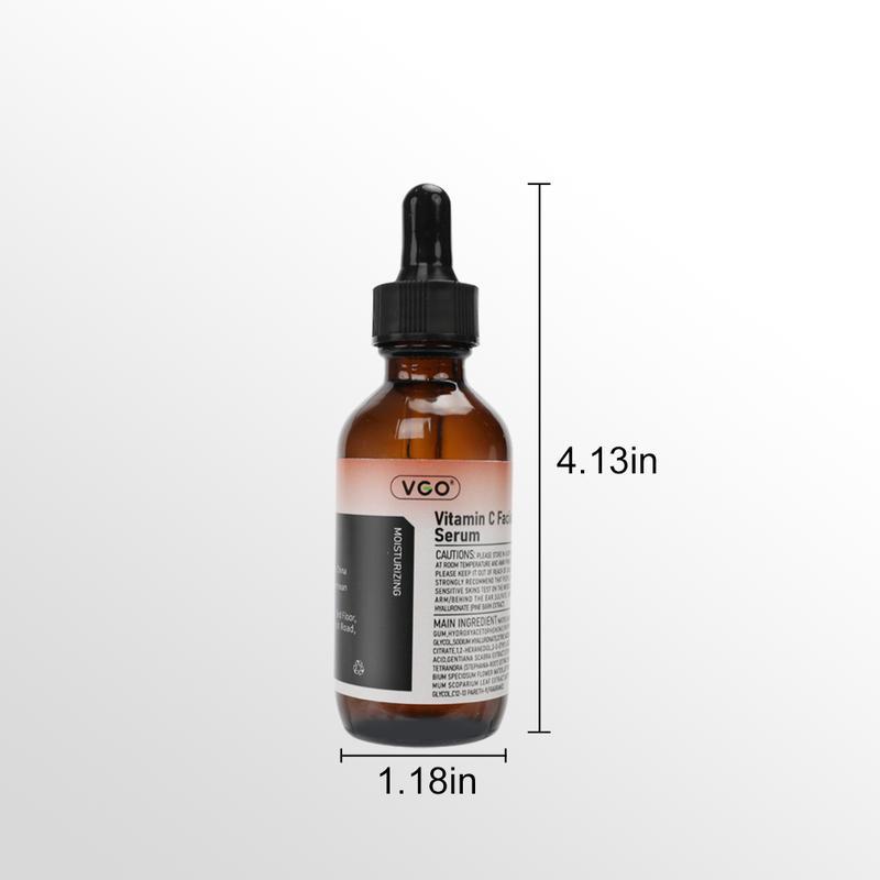 VGO Vitamin C Serum Essence,Comfort Skincare Face Serum,Gentle Organic Facial Serum Vitamin ECream-A Daily Cleanser Pack Skin Repair Moisturizing