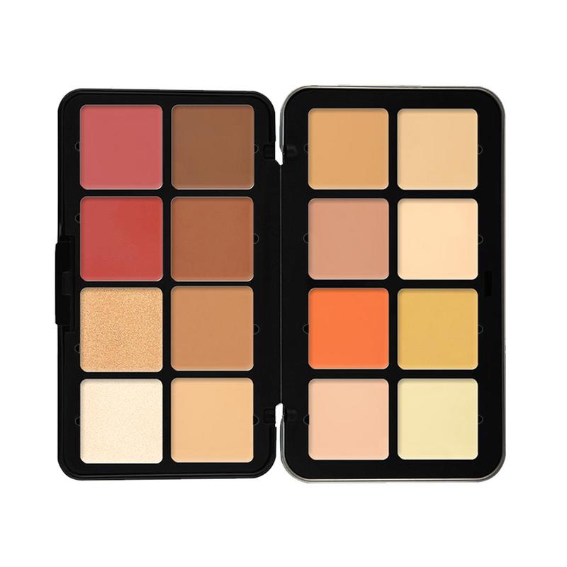 12 Color Matte Blush Palette, Long Lasting Blush Palette, Cheeks Contour Blush Pressed Powder, Natural Look Blush for Daily Makeup