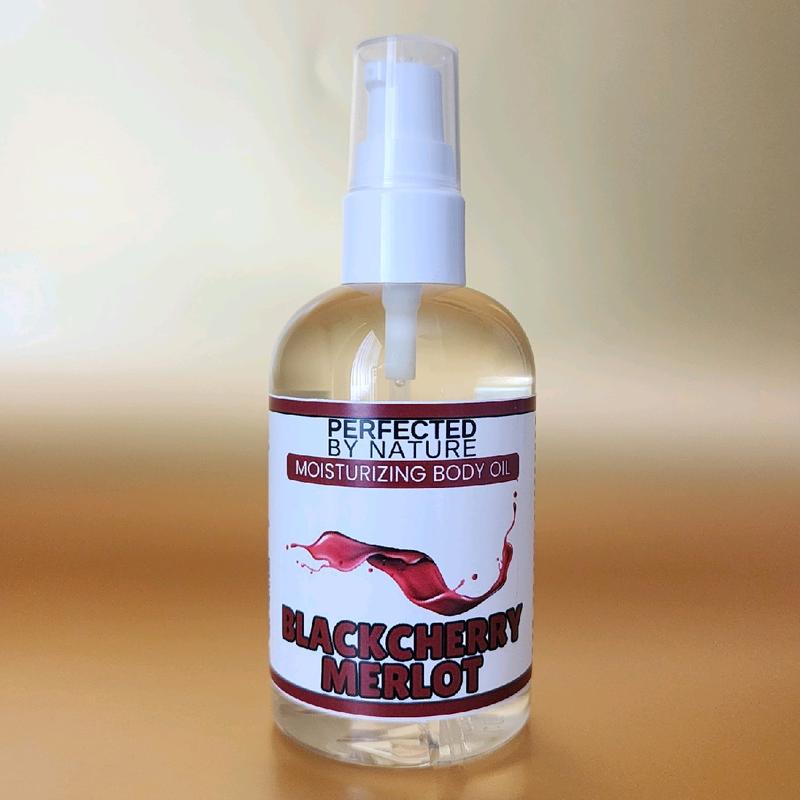 Body Oil Blackcherry Merlot  - Nourishing Moisturizer for Ultimate Comfort and Body Care