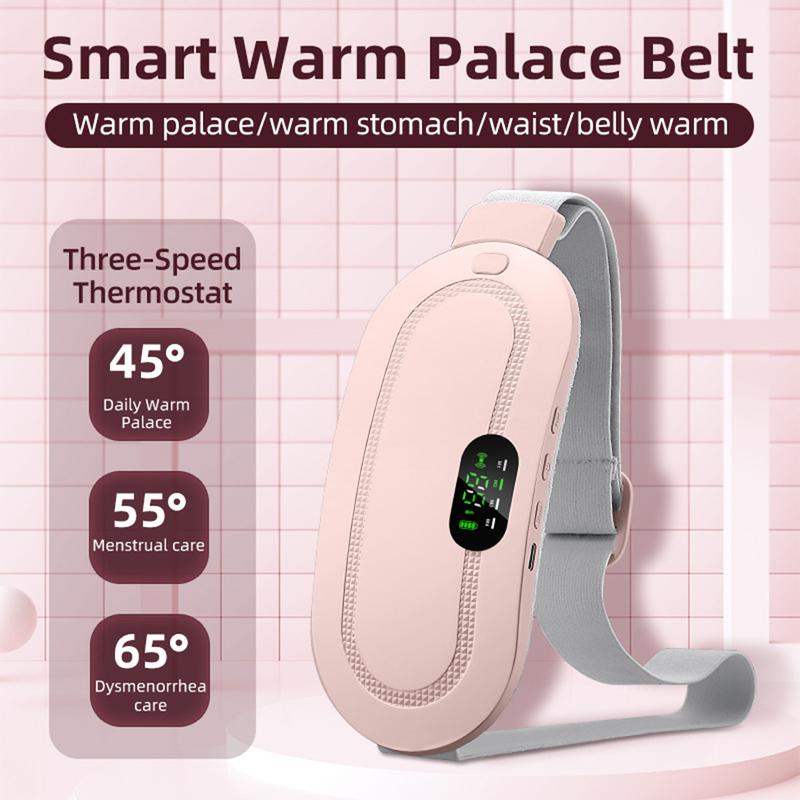 Portable Cordless Heating Pad, Electric Waist Belt Device, Fast Heating Pad, Back or Belly Heating Pad for Women and Girl