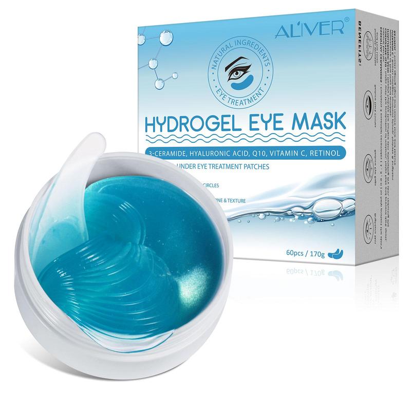 Hydrogel Eye Mask, 60pcs box Collagen Under Eye Patches, Moisturizing Eye Care Mask, Eye Care Product for Women & Men