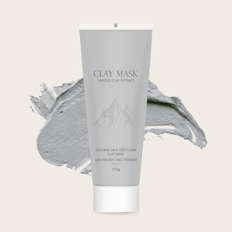 Moisturizing Face Mask with Brush, Mung Beans Extract Mud Mask with Spatula, Facial Gel Mask Refines Lines, Pores Cleaning Gel Mask, Facial Cream Mask