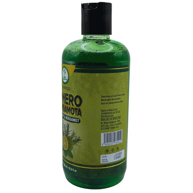 HIGH SUPREME SHAMPOO ROMERO & BERGAMOTA (ROSEMARY & BERGAMOT) 16.9 fl oz healthy and beautiful hair with every wash