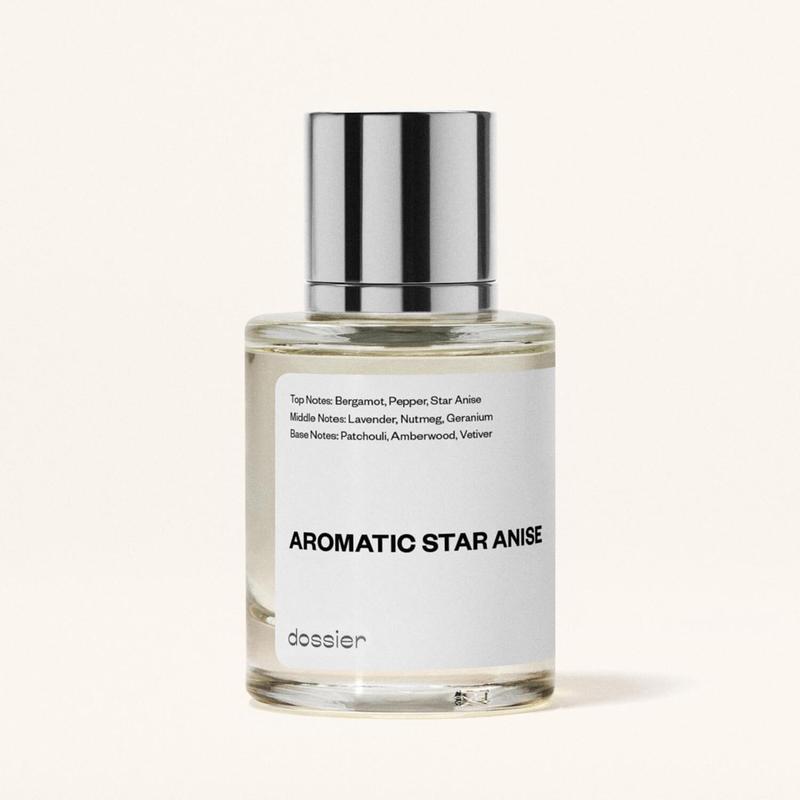 Aromatic Star Anise, Dossier, Men, 50ml, Eau De Parfum, Bergamot, Star Anise, Lavender, Geranium, Patchouli, Amberwood, Vetiver