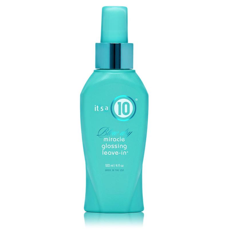 It's a 10 Haircare Miracle Blowdry Glossing Leave-In Conditioner Spray Product