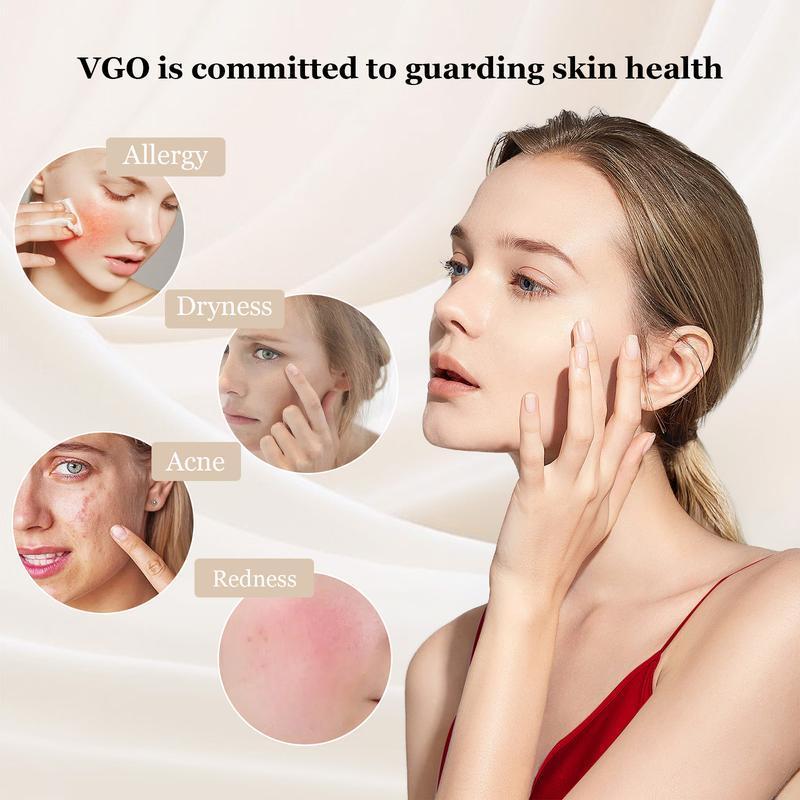 VGO Snail Mucin 92% Moisturizer Daily Face Gel Cream for Dry & Sensitive Skin, 30ml 60ml Moisture Cleansing Set - Skin Repair, Comfort