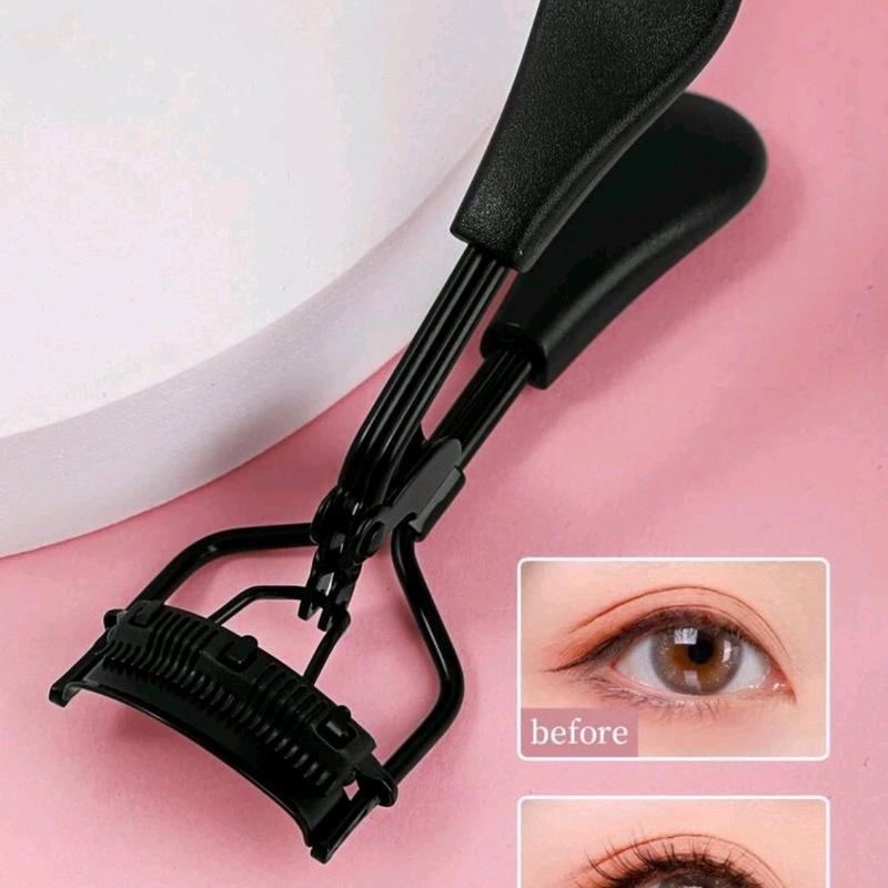 Eyelashes Curler with Built in Comb Lashes Seprator, Eyelashes Curler Black, Eyelashes Makeup Tool, Beauty supplies, Eyelashes Curler for women, Eyelashes friendly, Gift for Her. Gift for Girlfriends.