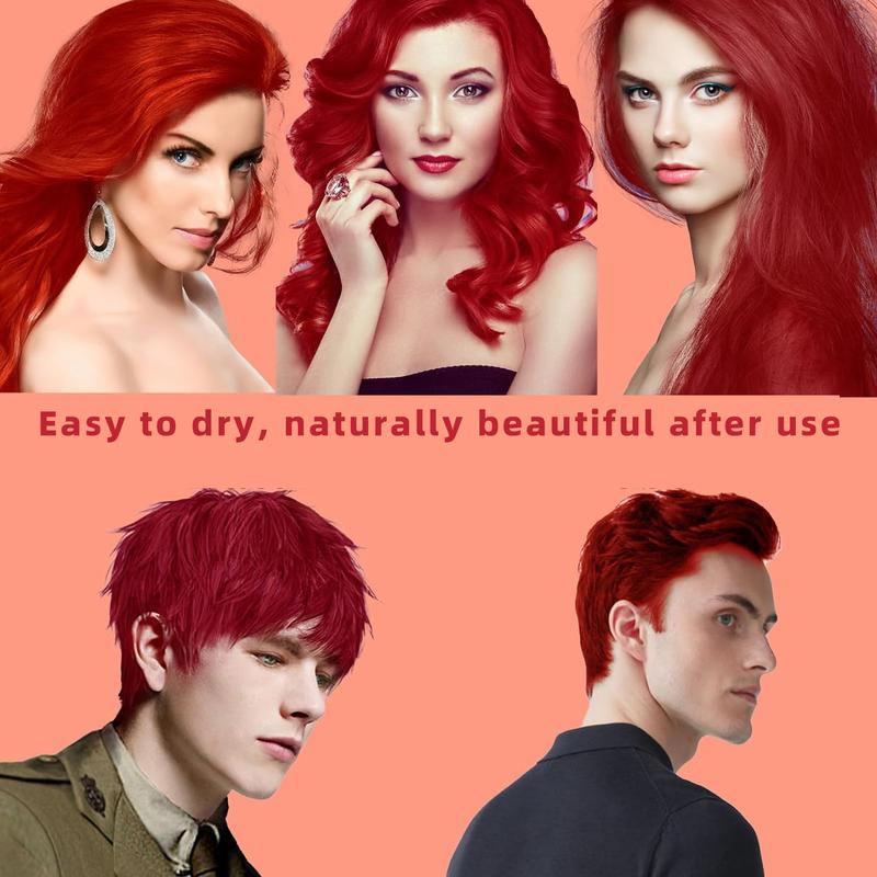 Color-Protecting Shampoo for Red Hair 300ml 10.144 oz - Suitable for Blonde, Silver, and Gray Hair - Anti-Brassy, Removes Yellow and Brassy Tones from Dyed and Bleached Hair, Keeps Your Hair Red for Longer deep red silver blue yellow purple