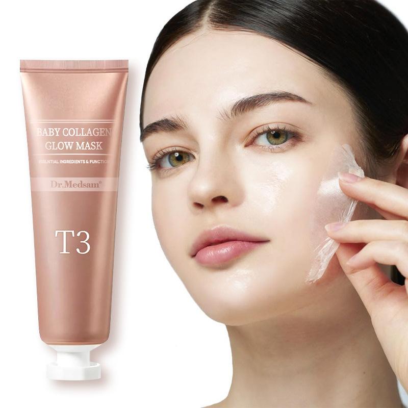 [Clearance, Event Lowest Price]Baby Collagen Glow Mask Collagen Face Mask Collagen Peel Off Mask Deep Collagen Lifting Mask Face Mask Skincare Skin Repair Comfort