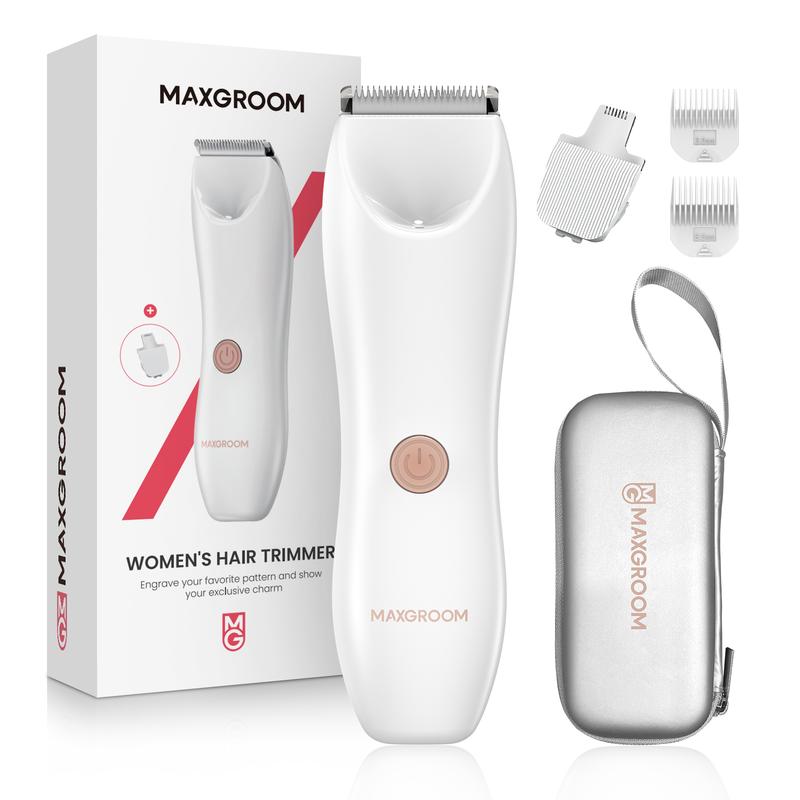 MAXGROOM Electric Body Hair Trimmer for Men and Woman, Cordless Groin Hair Clipper, Waterproof Electric Shaver, Facial Hair Removal Tool,  Gift For Christmas