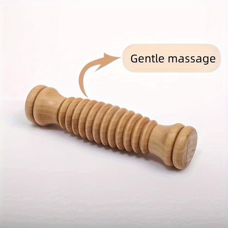 [Customer Favorite] Wooden Foot Roller Massager - Reflexology Relief and Relaxation Tool, Spa-grade treatment for feet and back, formaldehyde-free