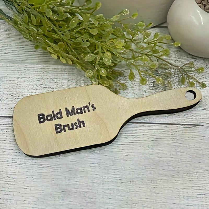 Funny Bald Men Themed Comb, 1 Count 2 Counts Novelty Party Favors Accessory, Weird Gifts for Father's Day Birthday