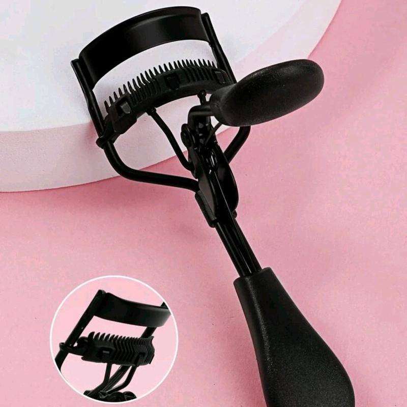 Eyelashes Curler with Built in Comb Lashes Seprator, Eyelashes Curler Black, Eyelashes Makeup Tool, Beauty supplies, Eyelashes Curler for women, Eyelashes friendly, Gift for Her. Gift for Girlfriends.