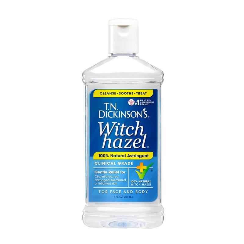 T.N. Dickinson's Witch Hazel 100% Natural Astringent for Face and Body, 8 fl oz