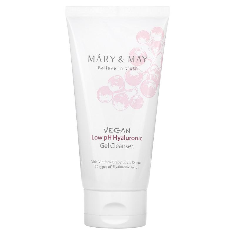 Mary & May Vegan Low pH Hyaluronic Gel Cleanser, 5.07 fl oz (150 ml)