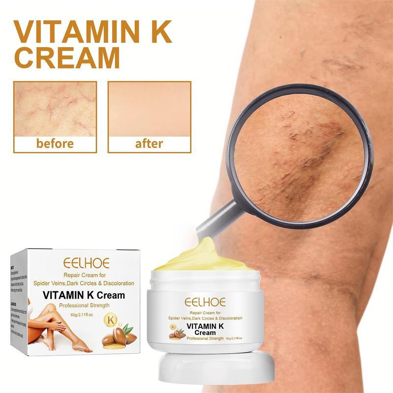 Massage Vitamin K Cream,Moisturizing Leg Relief Cream,Body Care Product For Women&Men,Body Lotions Comfort Skin Care,Smooth Skin Repair Varicose Veins Cream Moisturizer Hydrating leg massage massage cream