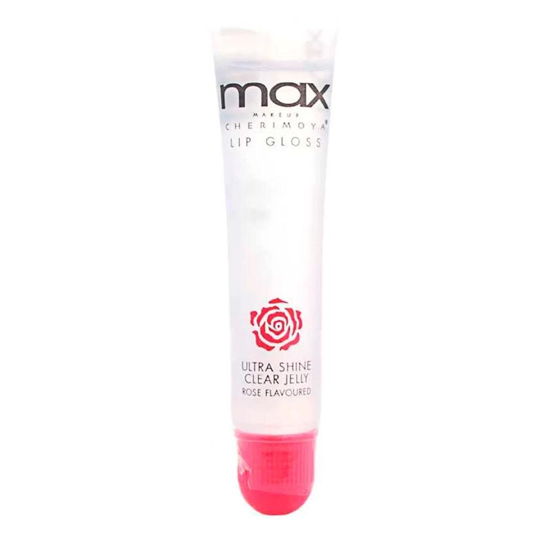 Max Makeup rose Clear Lip gloss - Cherimoya Moisturize Nourishing Glossy Moisturizing Hydrate