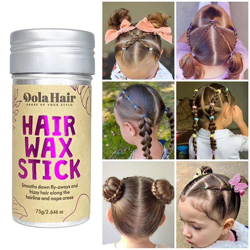 Dolahair Wax Stick for Hair Wigs Slick Back Hair Stick Non-greasy Styling Wax for Fly Aways & Edges Frizz Hair Smoothing Hairstyle