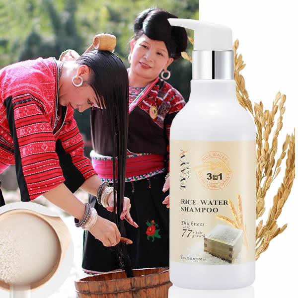 Rice Water Shampoo-Healthy promote Hair Growth Shampoo, Parabe n Free, Silicone Free Conditioner Restore Moisturize Cleansing Cleanser biotin shampoo haircare repair comfort thicker hair