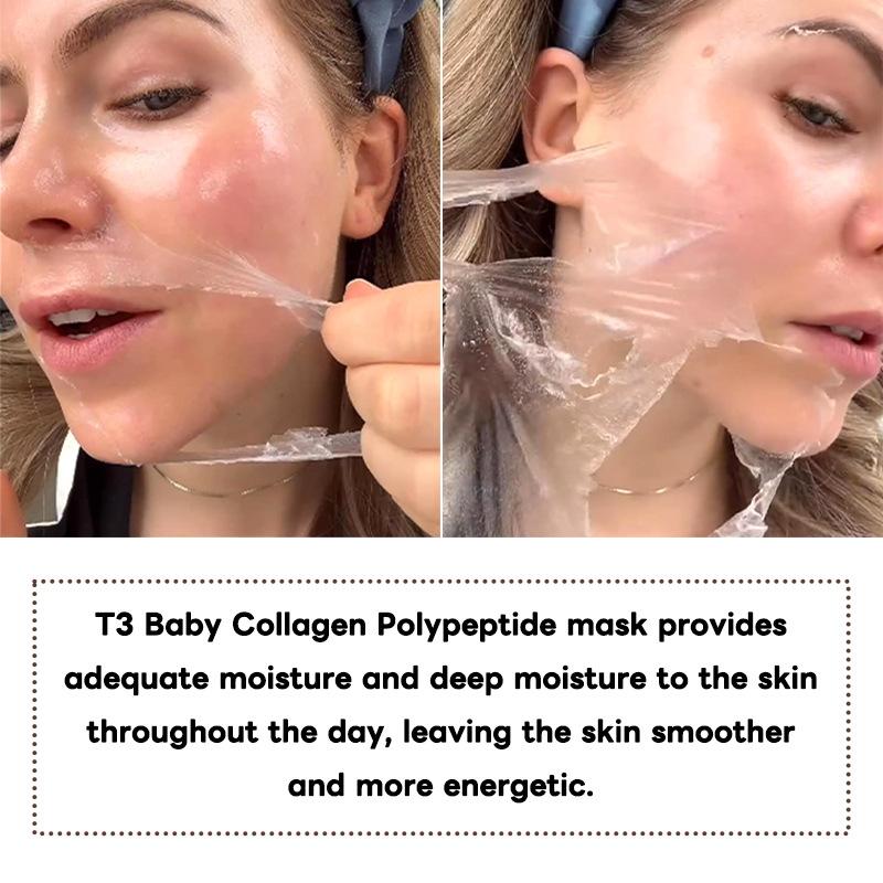 [Clearance, Event Lowest Price]Baby Collagen Glow Mask Collagen Face Mask Collagen Peel Off Mask Deep Collagen Lifting Mask Face Mask Skincare Skin Repair Comfort