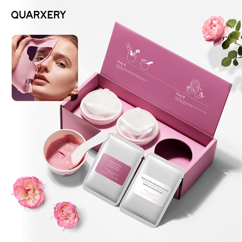 QUARXERY Rose Skin Rejuvenation and Pore Control Powder + Rose Essence Wate black friday deals