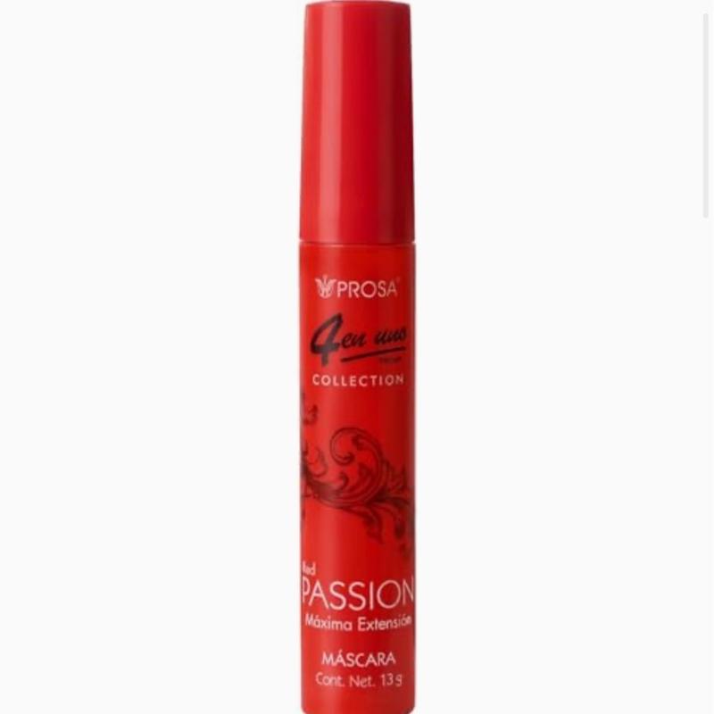 Prosa | Mascara Red Passion. Max extension. Roja