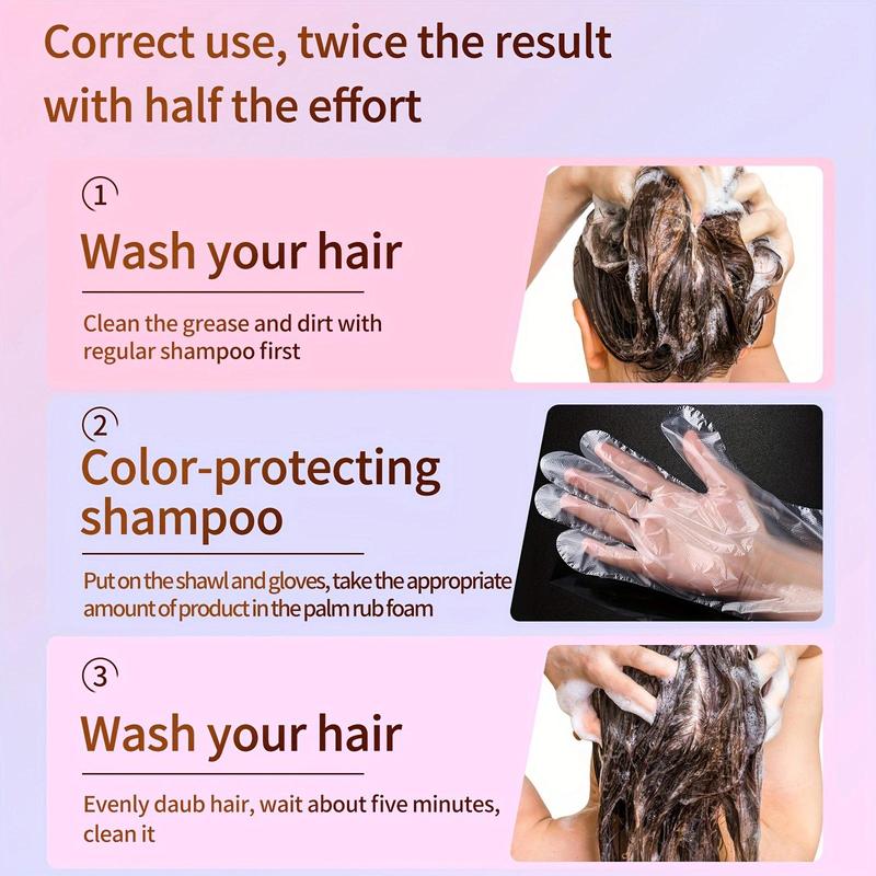 Color Fixing Shampoo, Durable Hair Dye Care and Complementary Color, Gentle Clean, Moisturizing and Nourishing, Smooths & Shines Hair Color Protecting Shampoo