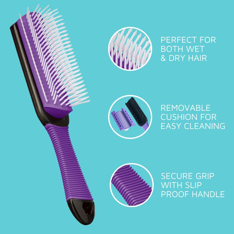 KISS Colors & Care Professional Detangling Non-Slip Brush